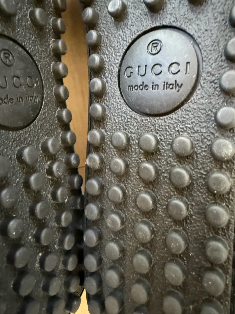 Gucci embossed gg